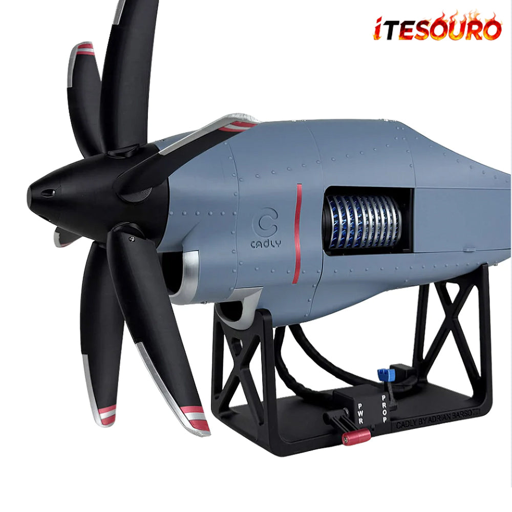 NIKOLATOY® T56-A-15 turboprop engine from C-130 Hercules transport aircraft
