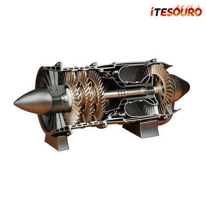 NIKOLATOY® Fighter jet turbojet engine - DIY KIT