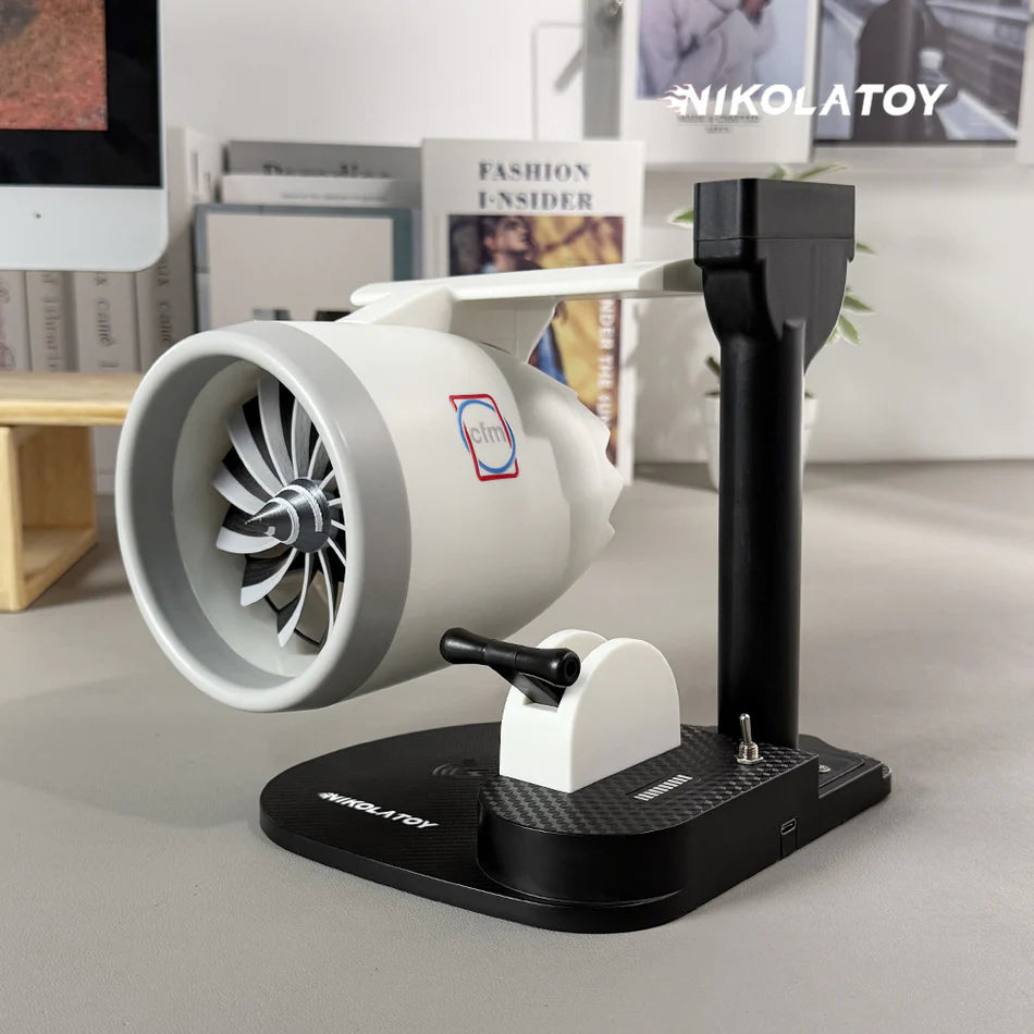 NIKOLATOY®New Dsektop JetFan - Equipped with wireless charging and humidifier