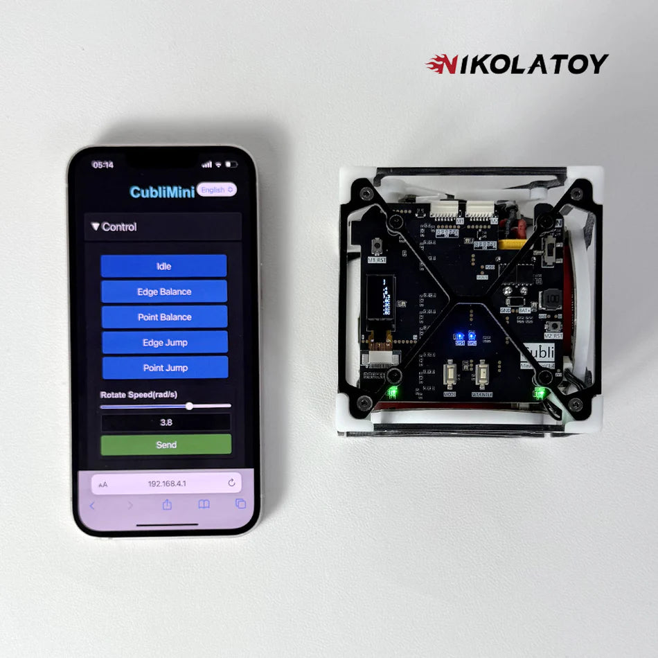 NIKOLATOY®ESP32 Self Balancing Cube Robot
