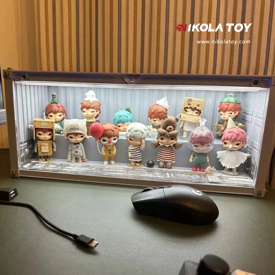 NIKOLATOY® MAERSK large-sized container model toy with LED display box(Multiple containers can be connected in series)