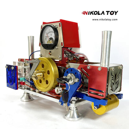 NikolaToy™ Double cylinder Stirling thermal power Generator Set