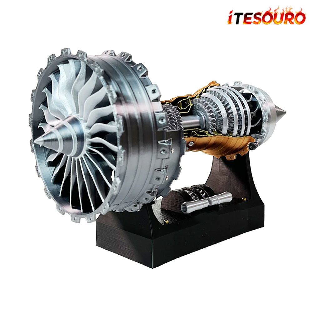 NIKOLATOY® Gift box limited edition!! TR900 Turbofan engine model (24cm / 10in)