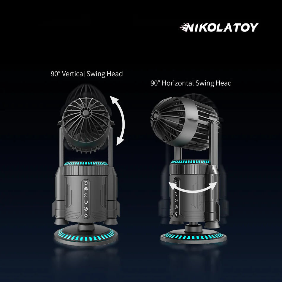 NIKOLATOY®Creative Rocket Desktop Fan – NIKOLA TOY
