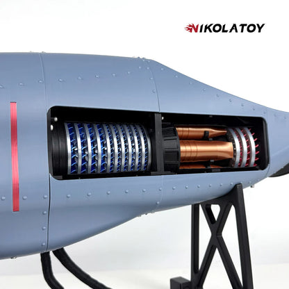 NIKOLATOY® T56-A-15 turboprop engine from C-130 Hercules transport aircraft