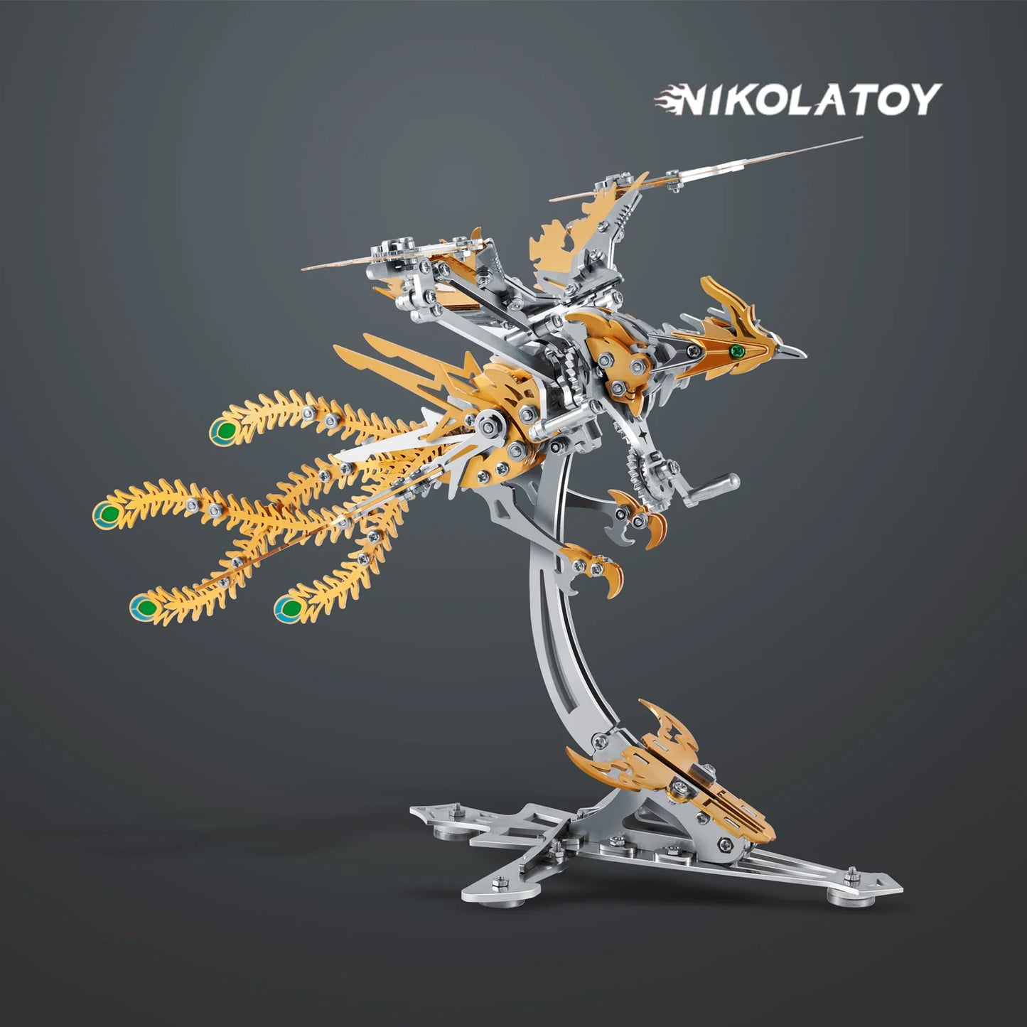NIKOLATOY® Mechanical species - Phoenix (3D metal puzzle)