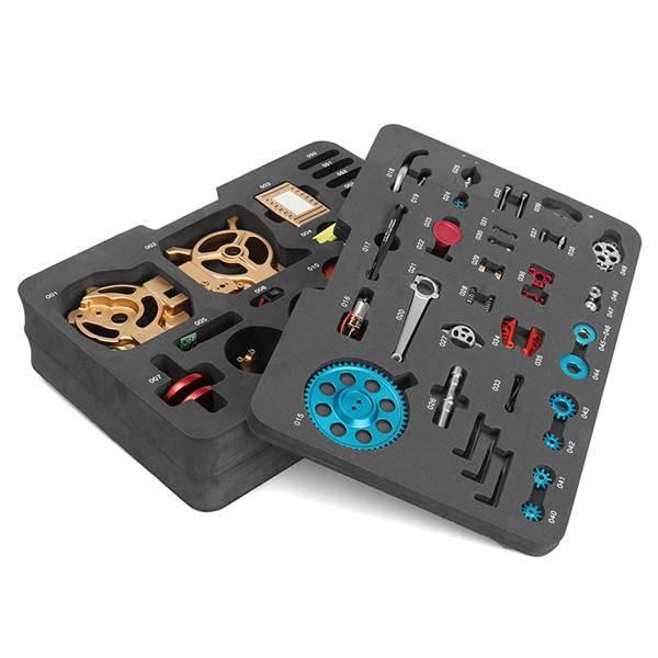 NIKOLATOY® TECHING All-metal Craftsmen Mini Single-cylinder High Challenge Assembled Model Kits