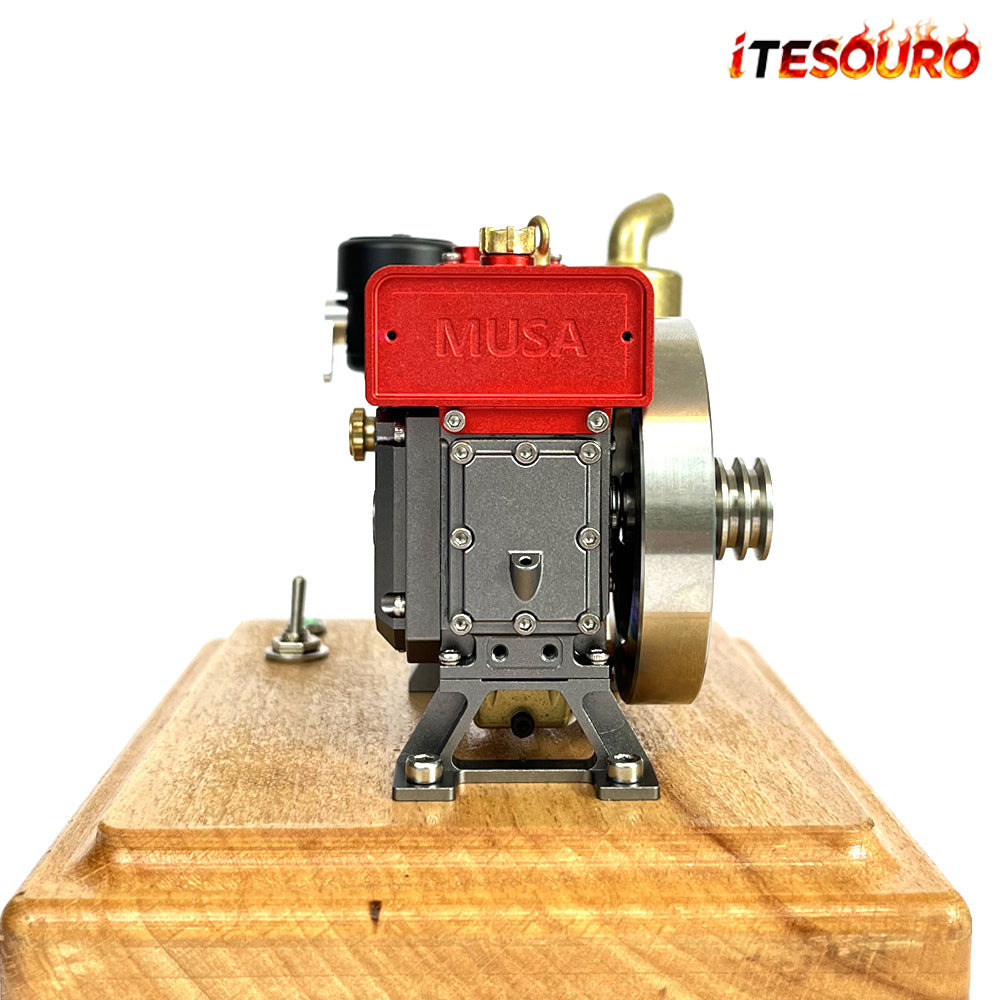 NikolaToy™ MUSA 1/8 2.6cc Mini Single-Cylinder Gas Powered Motor 4-Stroke Engine Model