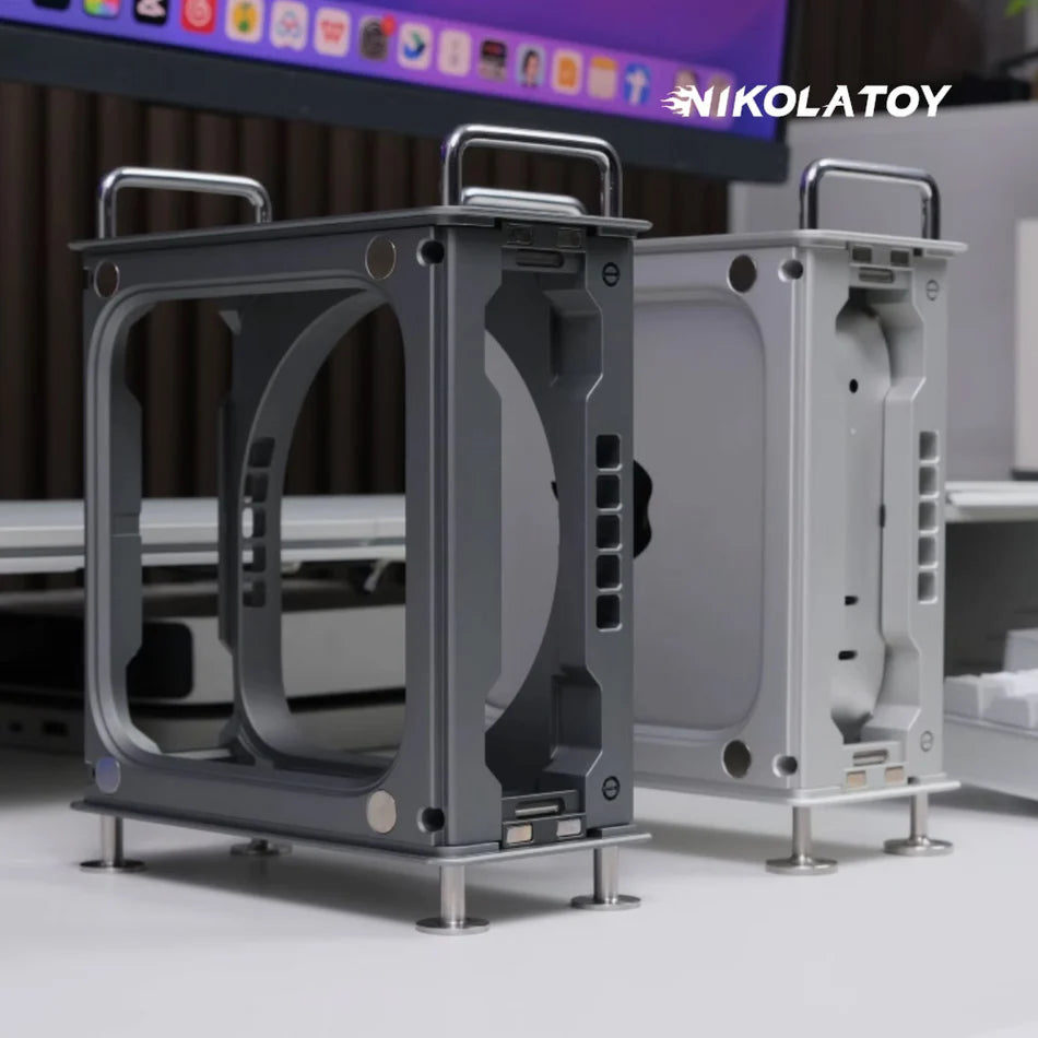 NIKOLATOY® Modular alloy magnetic suction Macmini protective shell