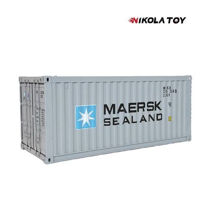 NIKOLATOY® MAERSK large-sized container model toy with LED display box(Multiple containers can be connected in series)