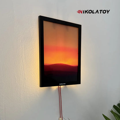 NIKOLATOY®Creative sunset hand pulled night light