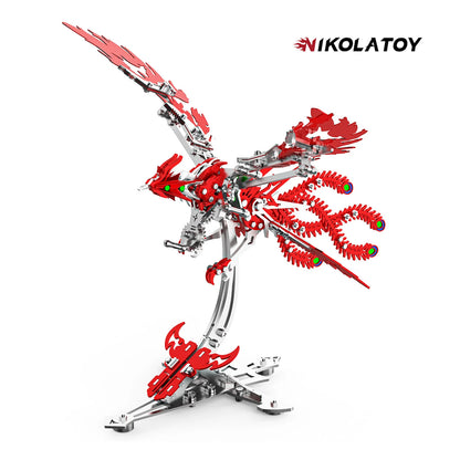 NIKOLATOY® Mechanical species - Phoenix (3D metal puzzle)