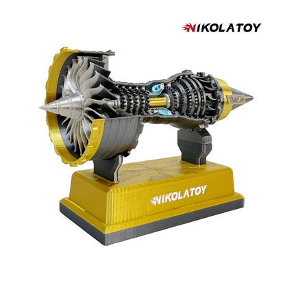 NIKOLATOY® Miniature Trent 900 turbofan engine model（12cm/4.8in）