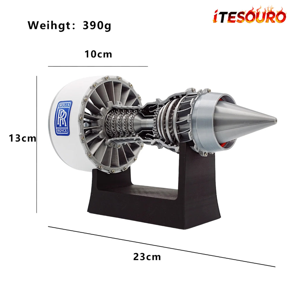 NikolaToy™ All New TR900 Turbofan engine model (23cm / 9in)