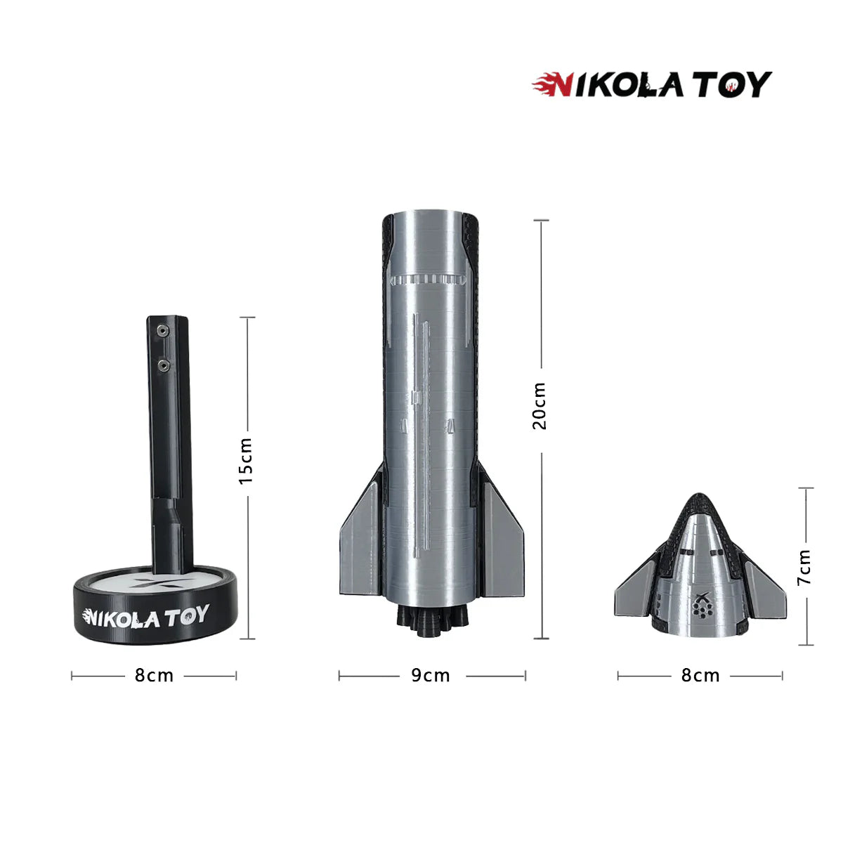 NIKOLATOY® 1/200 Space X model Creative desktop humidifier/aromatherapy machine