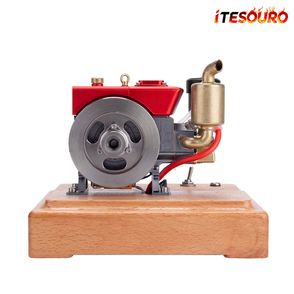 NikolaToy™ MUSA 1/8 2.6cc Mini Single-Cylinder Gas Powered Motor 4-Stroke Engine Model