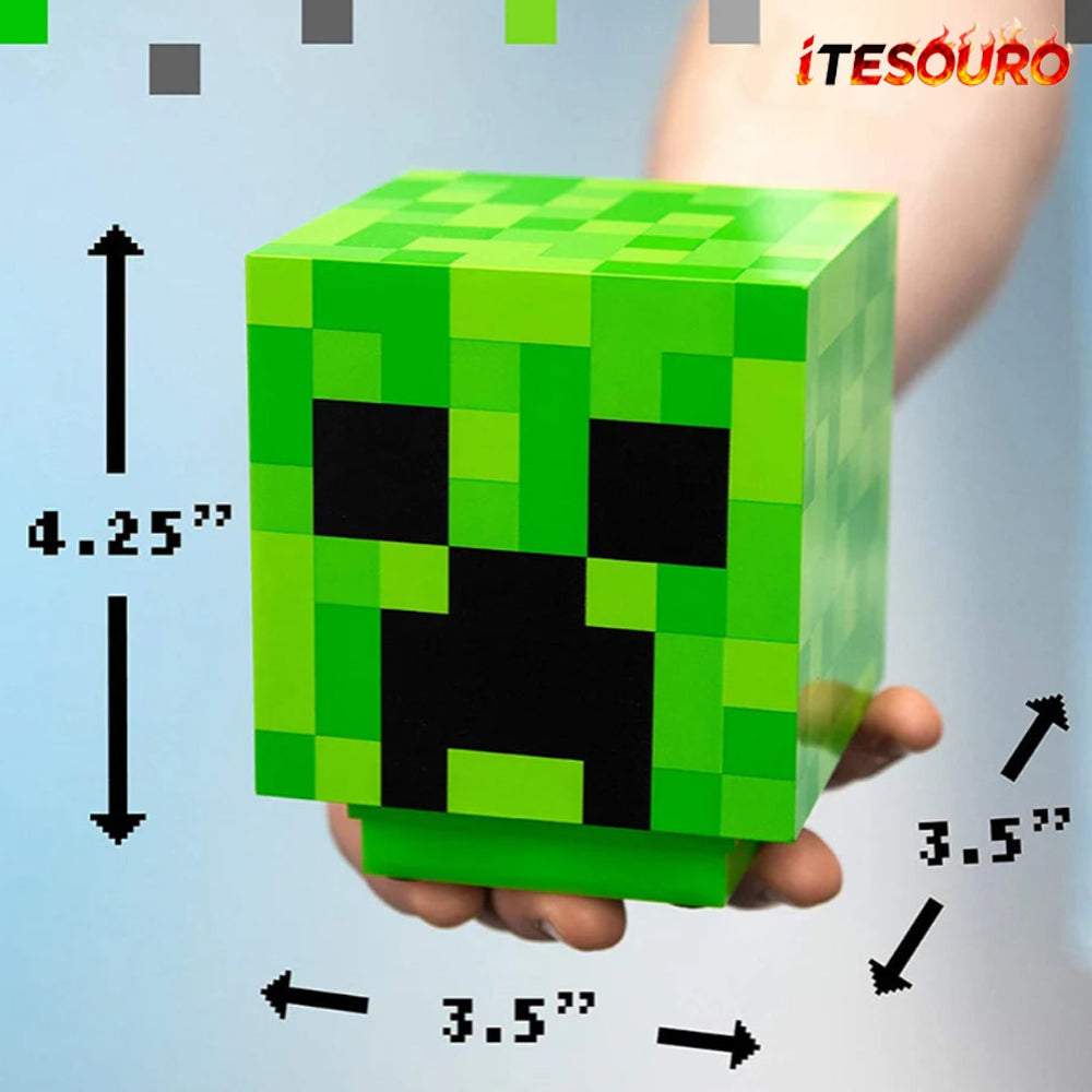 NIKOLATOY®Minecraft Creative Night Light & Toy