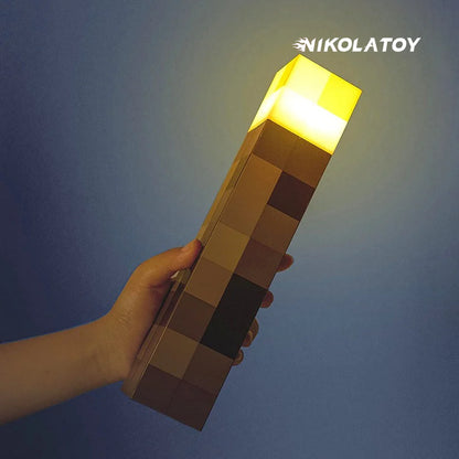 NIKOLATOY®Minecraft Creative Night Light & Toy