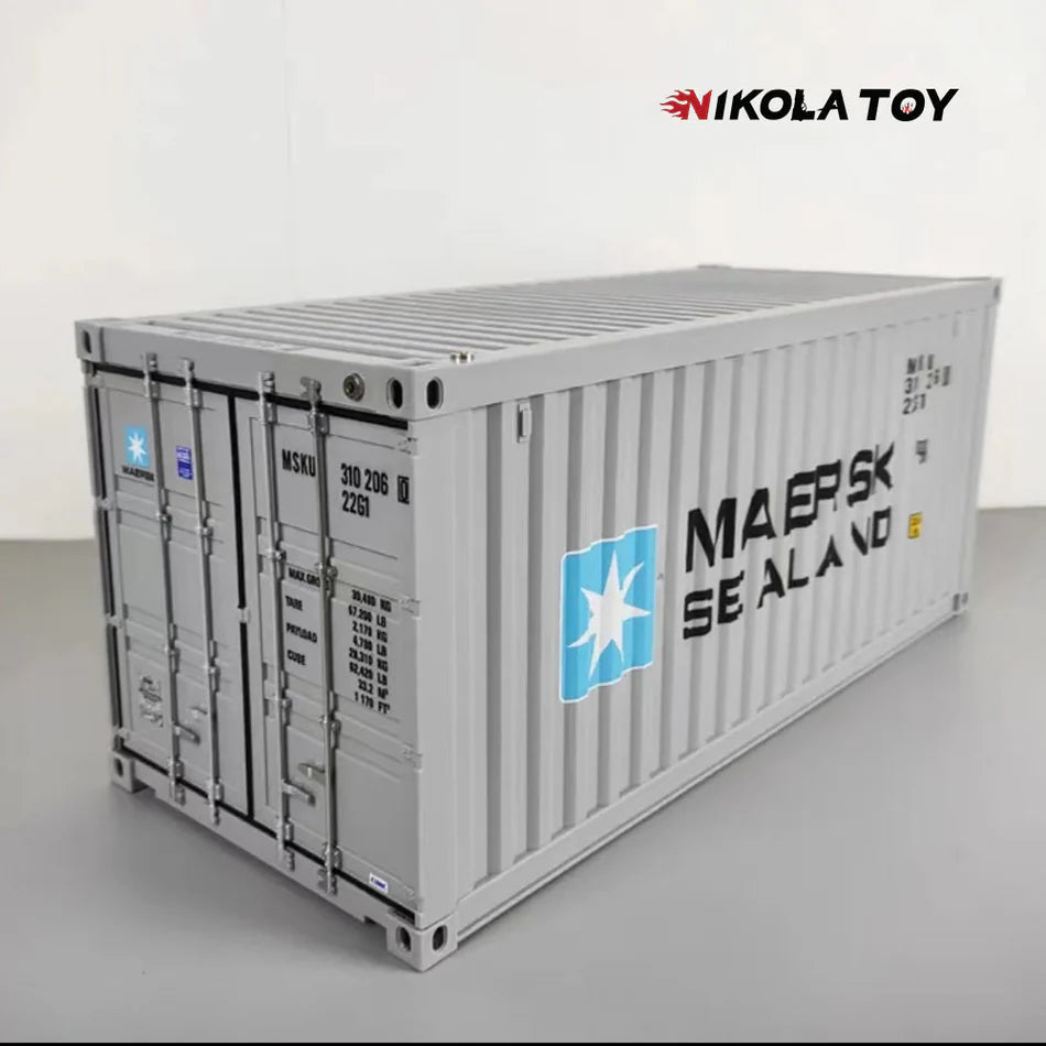 NIKOLATOY® MAERSK large-sized container model toy with LED display box(Multiple containers can be connected in series)