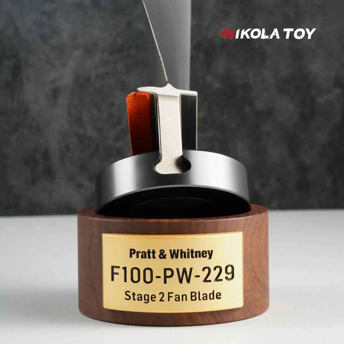 NIKOLATOY®F-16 Falcon F100-PW-229.STG.2 Fan Blade