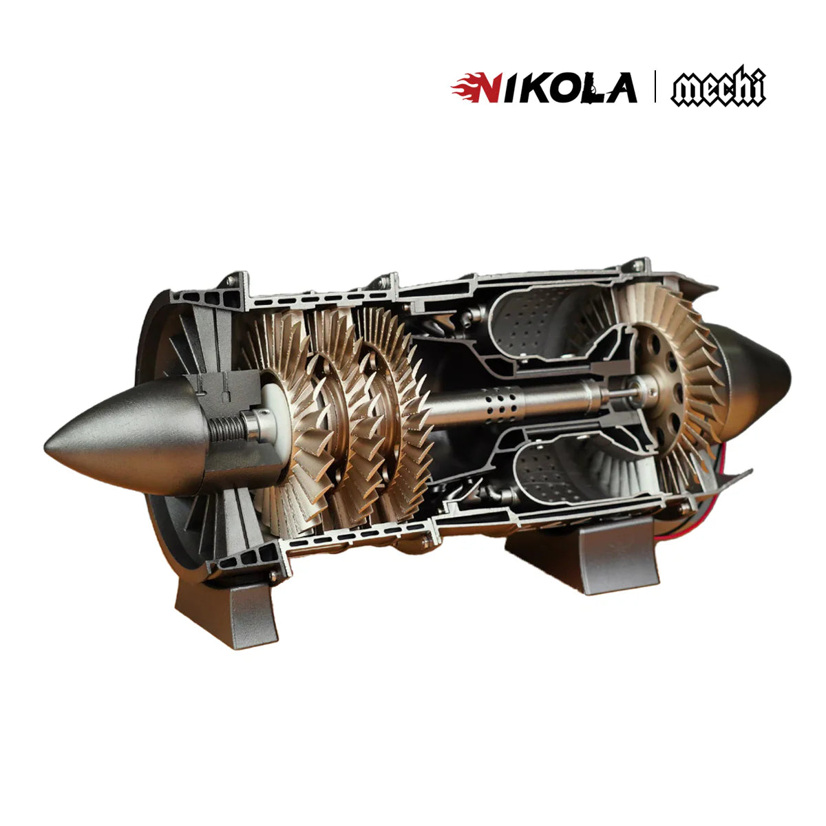 NIKOLATOY® Fighter jet turbojet engine - DIY KIT