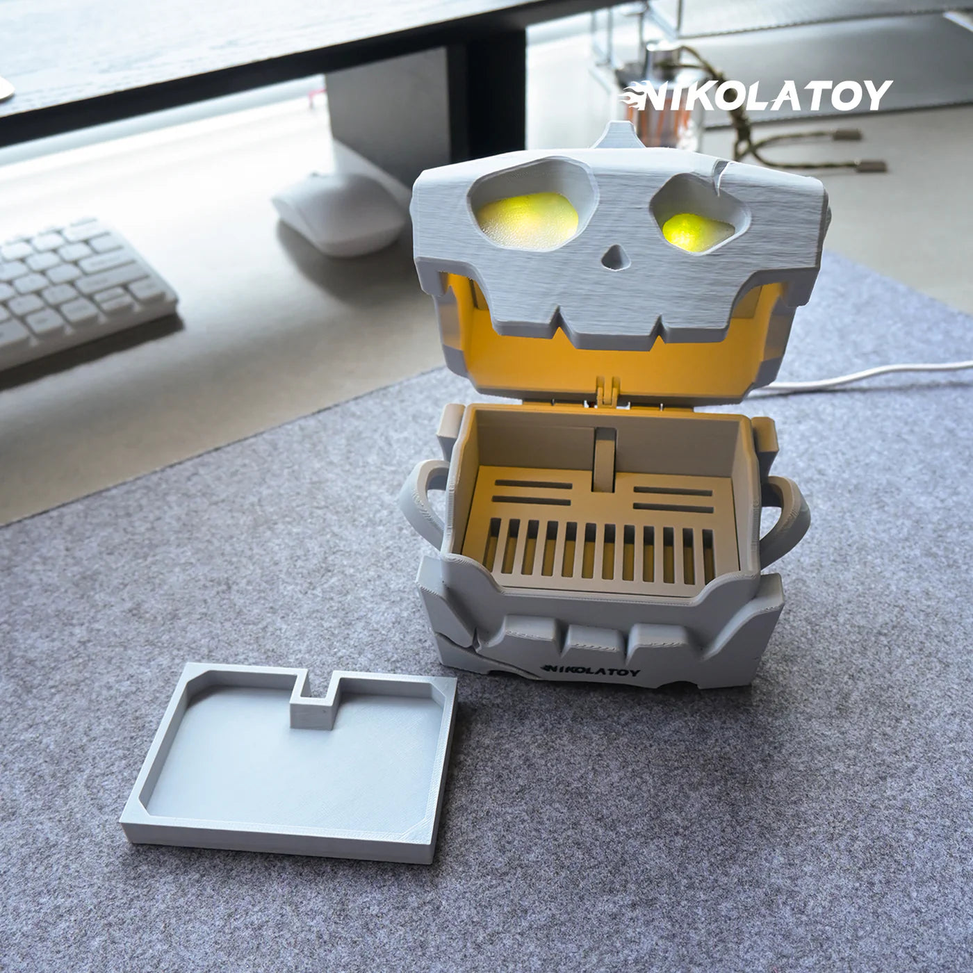 NIKOLATOY®Zelda Pokoblin Voice Control Cassette Storage Box