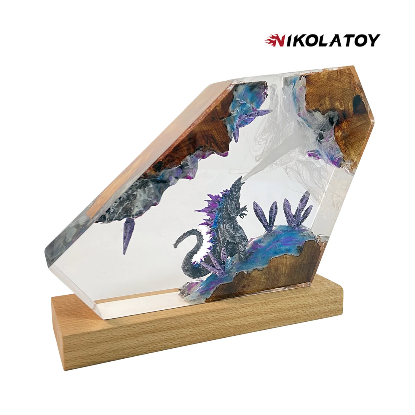 NIKOLATOY®Creative Resin Night Light Desktop Ornament - Godzilla