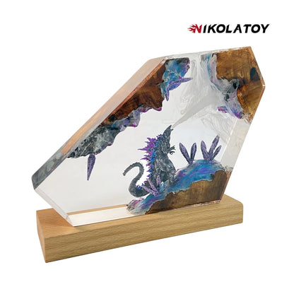 NIKOLATOY®Creative Resin Night Light Desktop Ornament - Godzilla